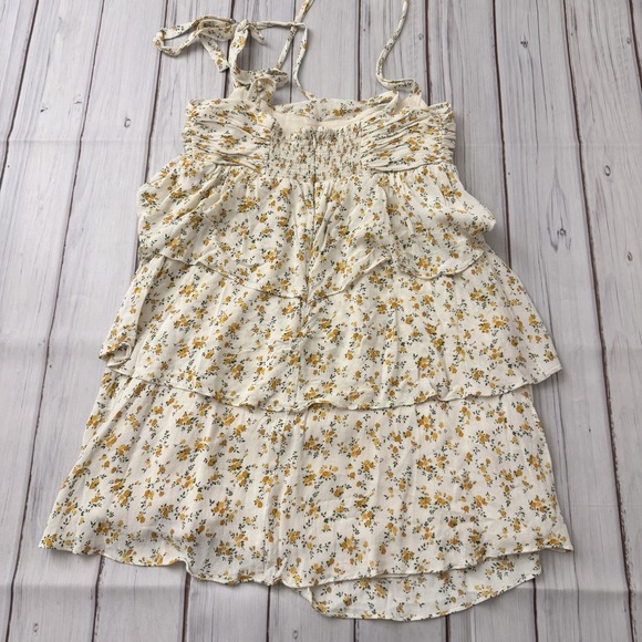 Reformation Avni Floral Tiered Mini Sundress‎ in Adagio Size Medium Women's Sexy - Picture 11 of 12